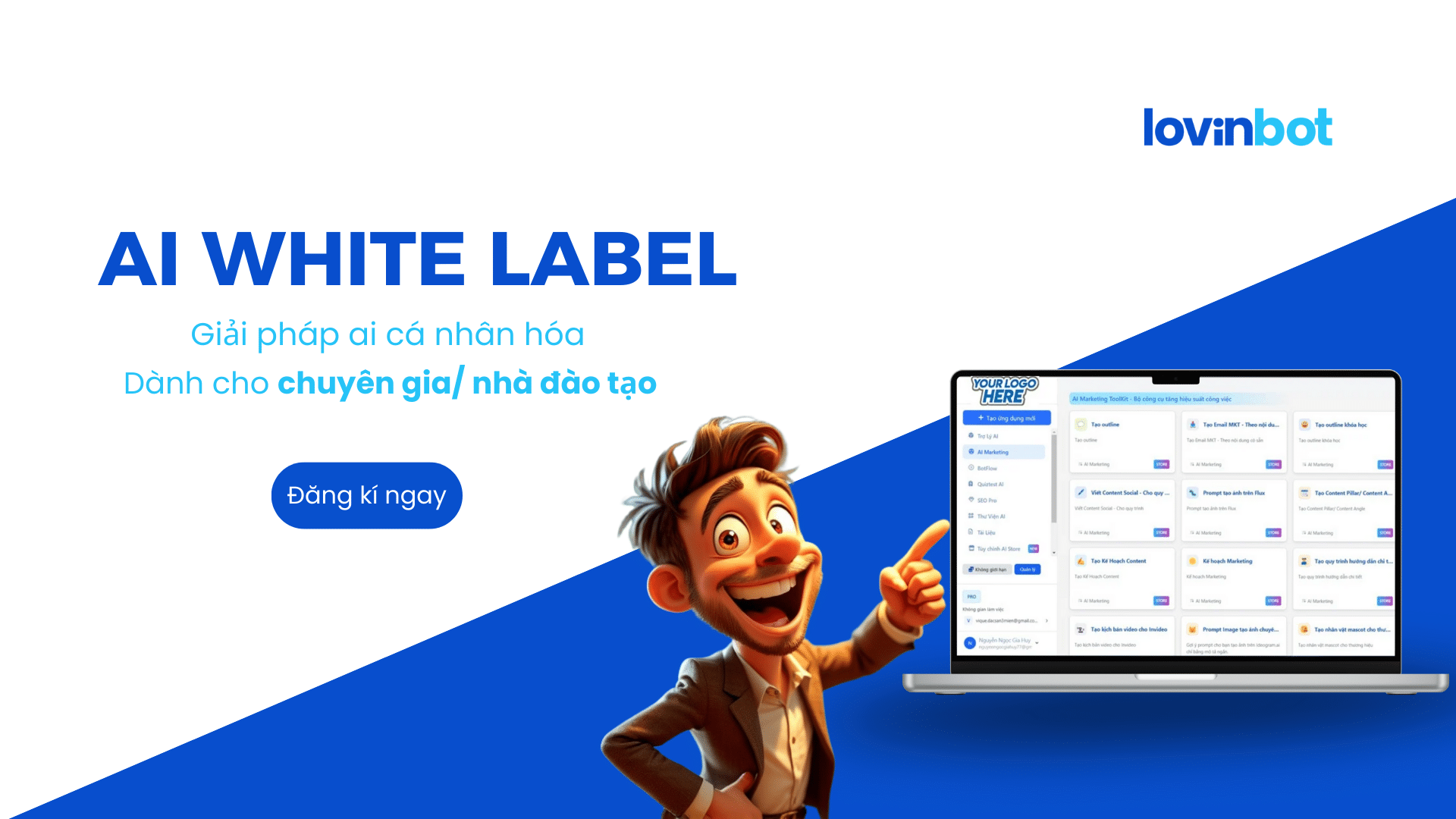 AI White Label dành cho chuyên gia/ nhà đào tạo